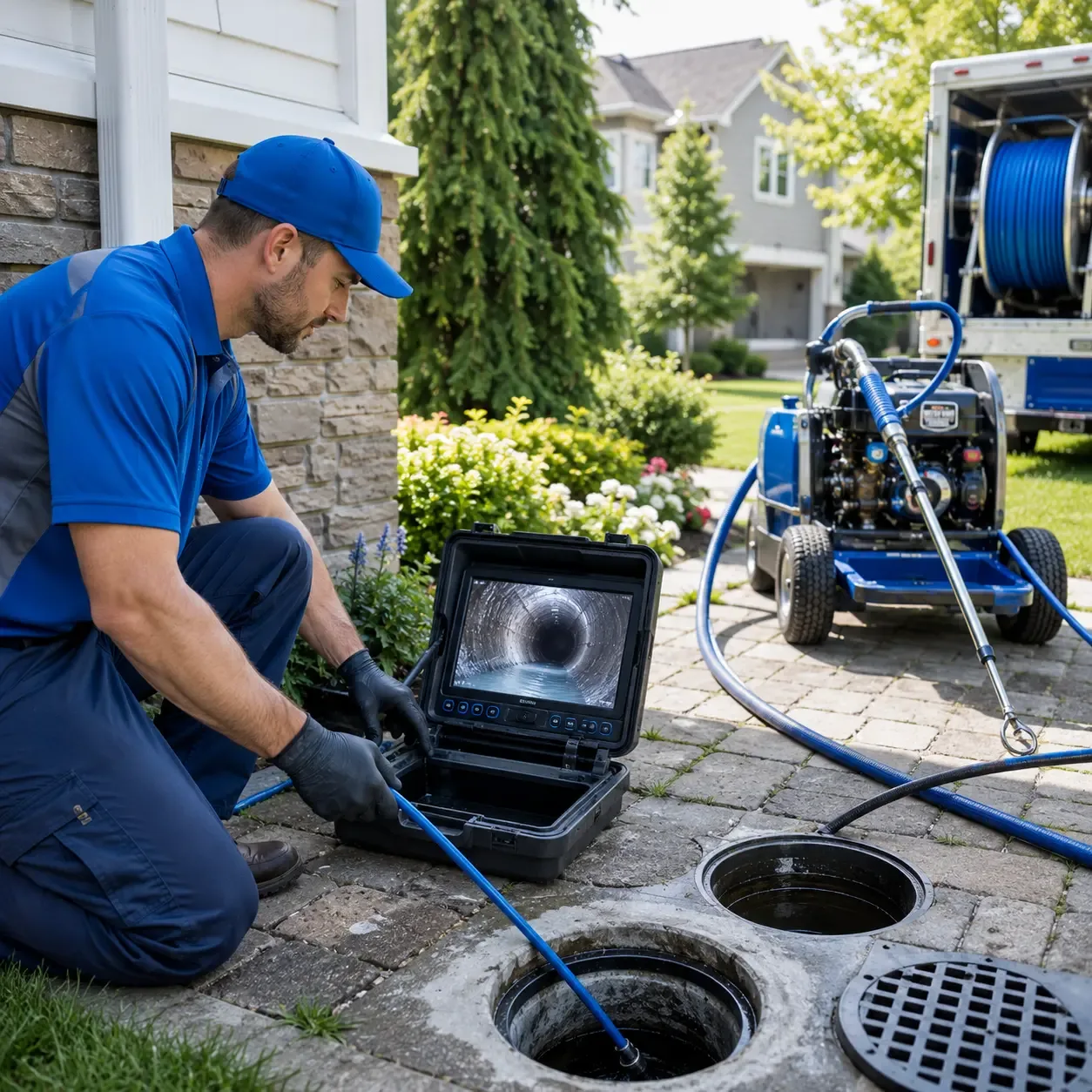 Outdoor drain cleaning professionals serving Brownsville, VT